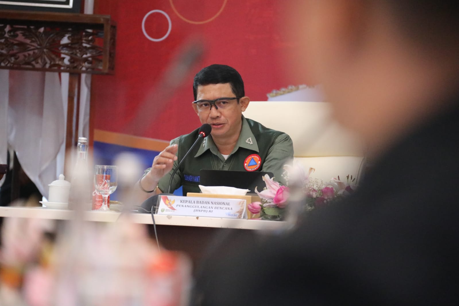 Kepala BNPB Pimpin Rakor Karhutla Sumatera Selatan